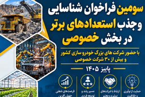 اطلاعیه ﺛﺒﺖ ﻧﺎﻡ ﺳﻮﻣﯿﻦ ﻓﺮﺍﺧﻮﺍﻥ ﺟﺬﺏ ﺍﺳﺘﻌﺪﺍﺩﻫﺎﯼ ﺑﺮﺗﺮ ﺩﺭ ﺑﺨﺶ ﺧﺼﻮﺻﯽ ﺳﺎﻝ 1405