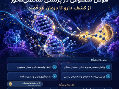 کارگاه هوش مصنوعی در پزشکی شخصی محور از کشف دارو تا درمان هدفمند