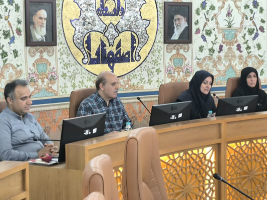 بازدید و نشست صمیمانه معاون آموزشی دانشگاه با ریاست، معاونین، مدیران گروه های آموزشی و اساتید دانشکده داروسازی