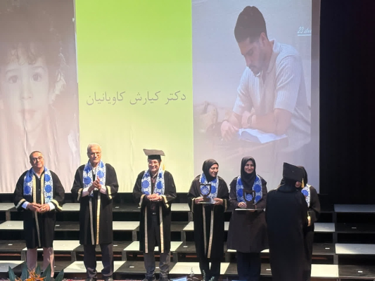 برگزاری جشن دانش آموختگی دانشجویان پزشکی ورودی بهمن ۹۷